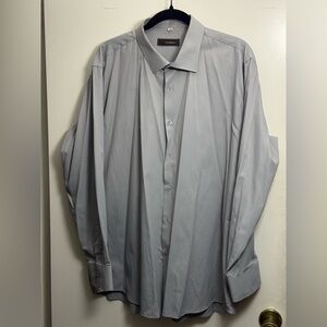 Versace Classic Light Gray Dress Shirt